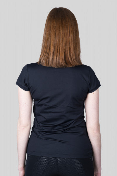 Top Reiter T-Shirt COMPETITION, schwarz/weiß, Damen